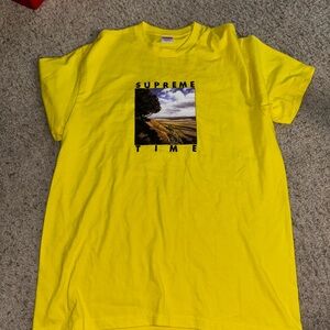 Supreme yellow shirt